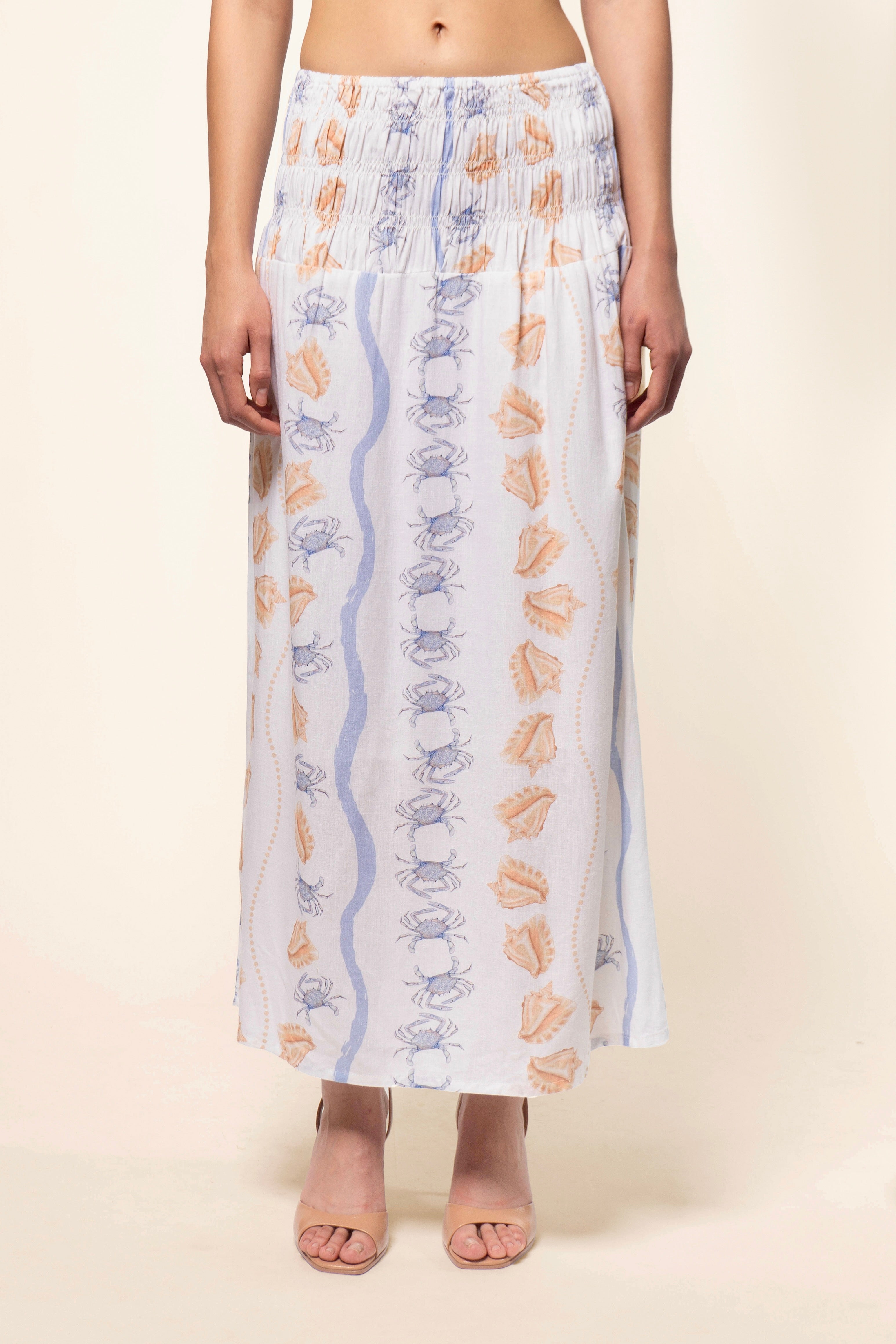 CARACOLA FALDA MAXI LINO