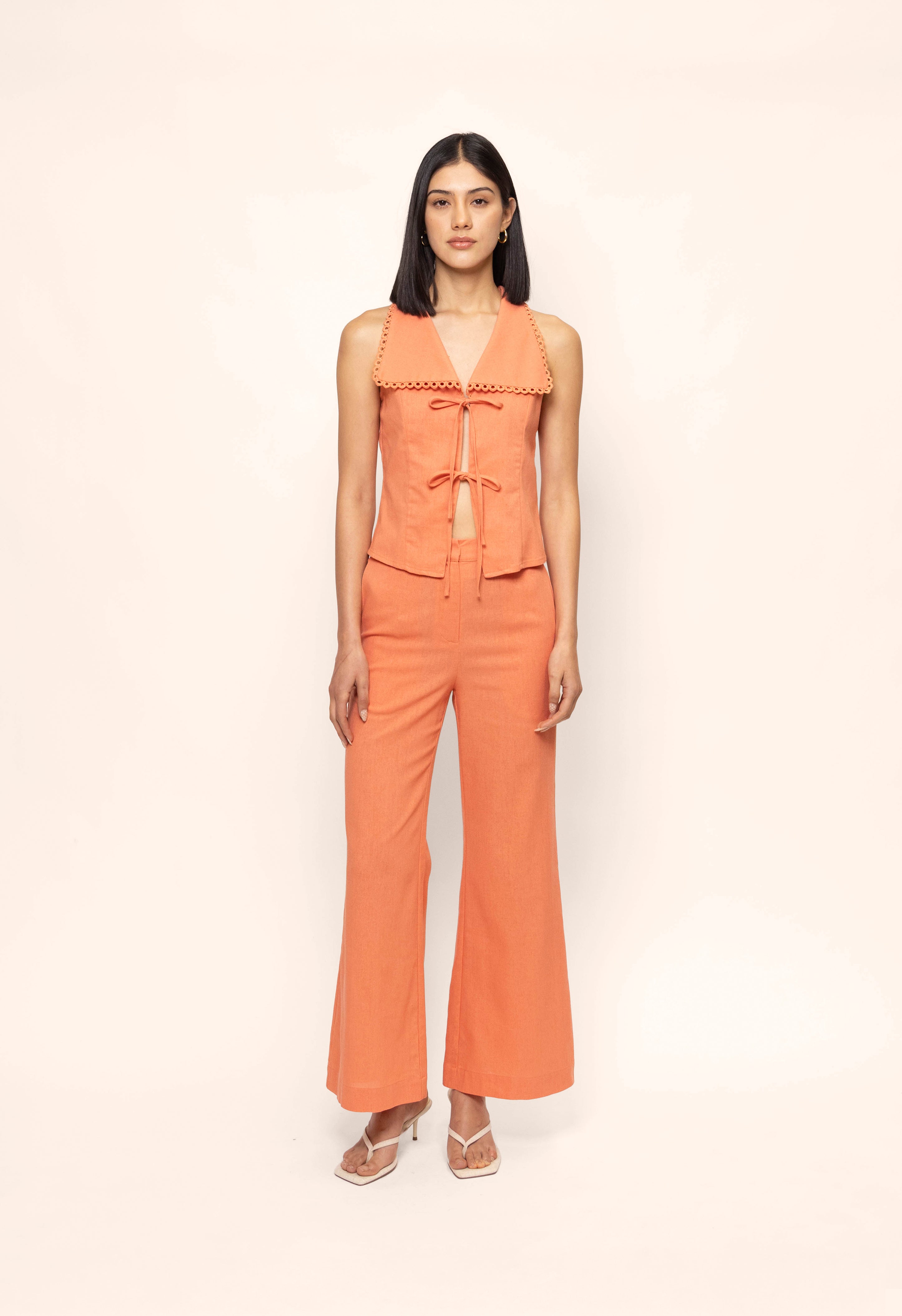 CORINA LINEN TOP